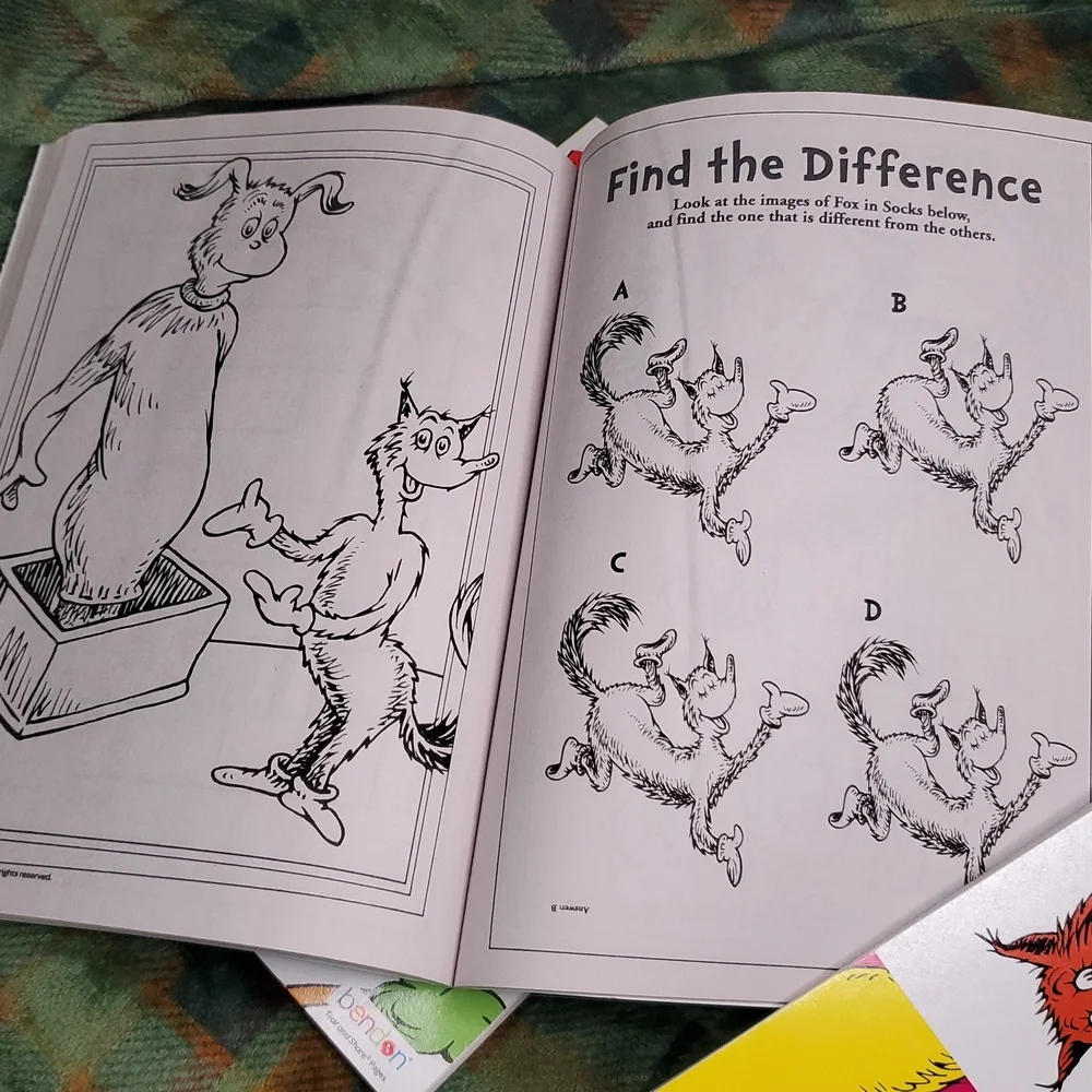 Dr. Suess Coloring and Activity‎ Book Set